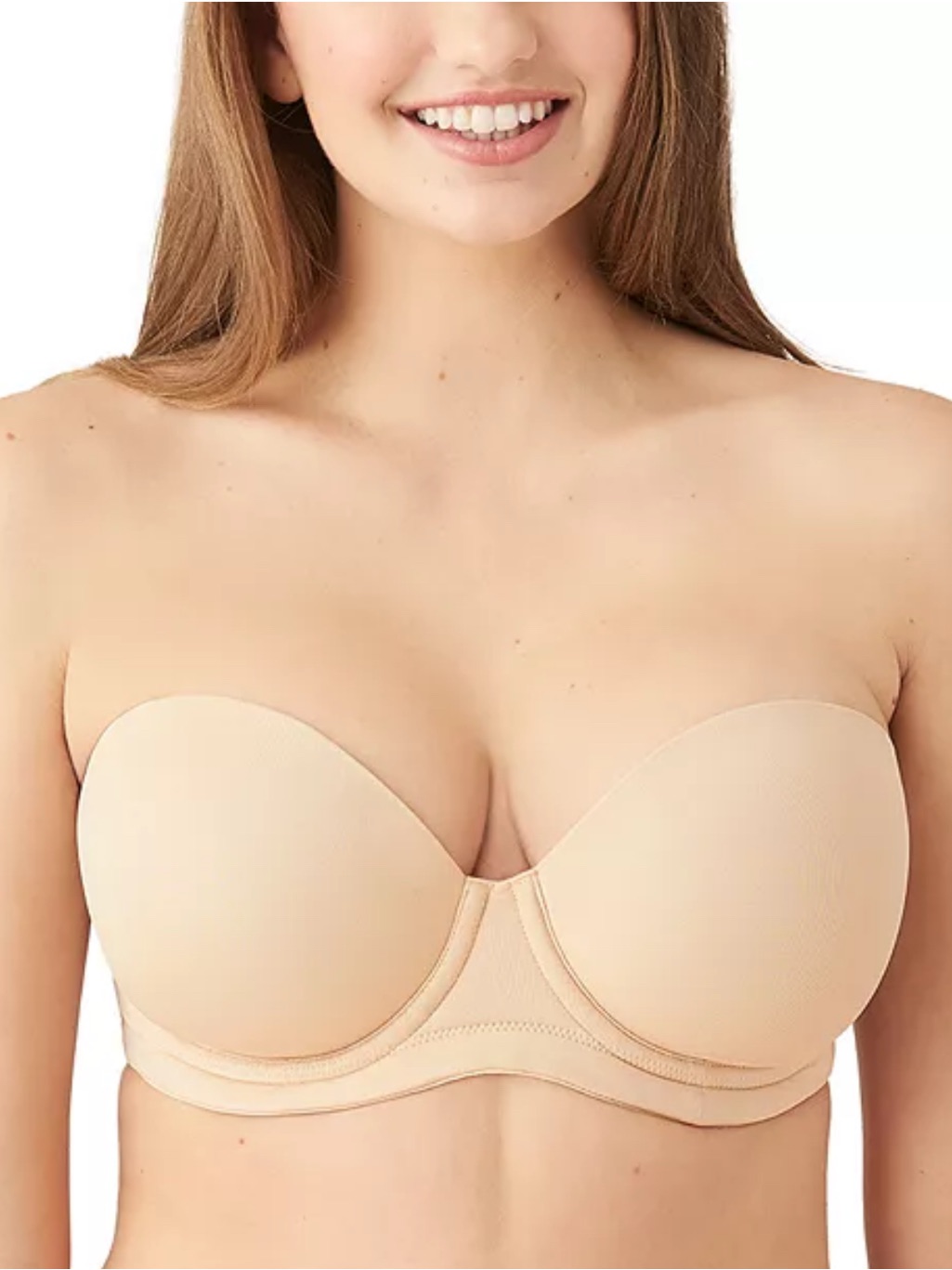 Wacoal Red Carpet Strapless Underwire Bra 34g Sand Nude Style 854119